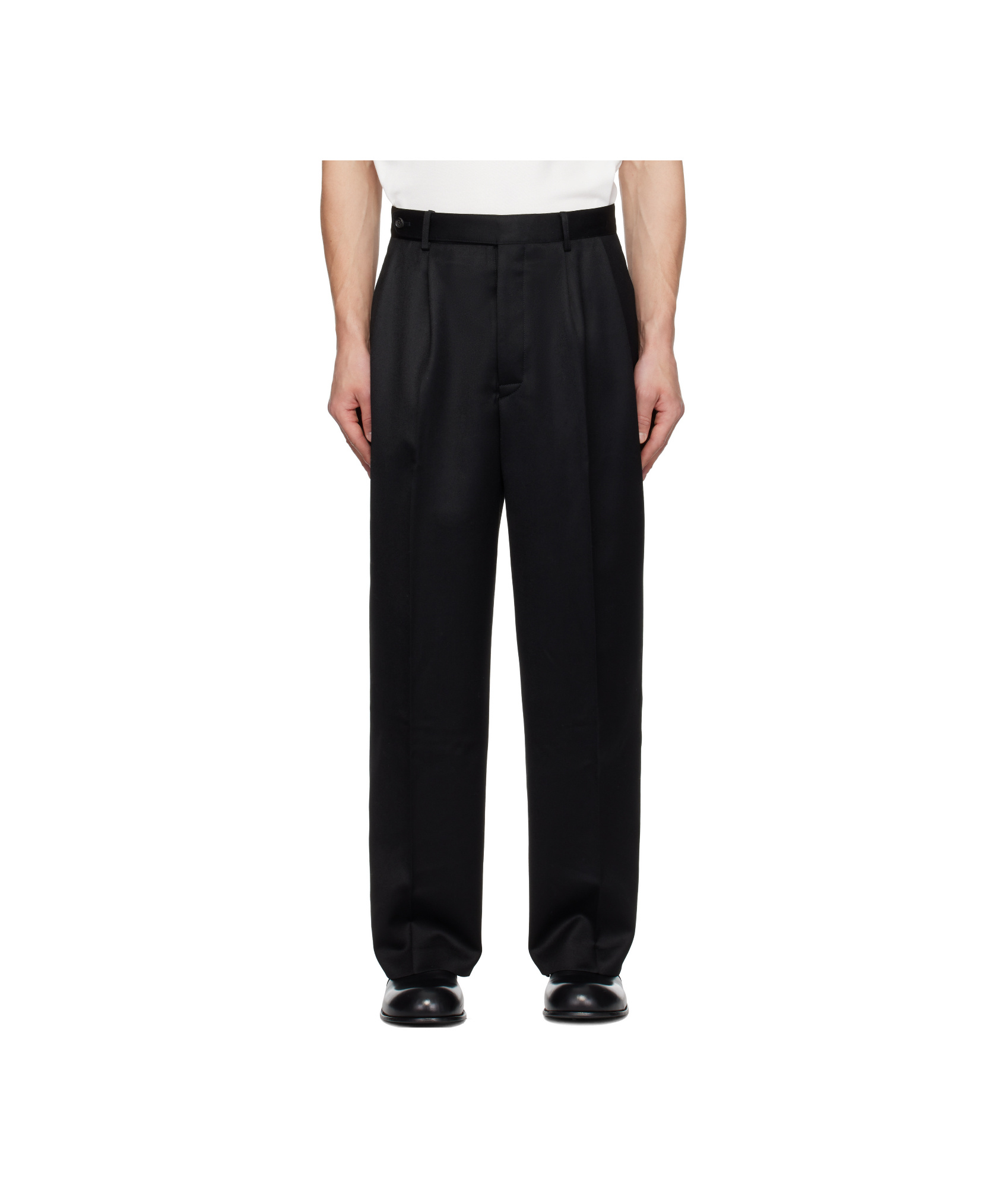 Bode Barathea Mcnab Trousers In Black