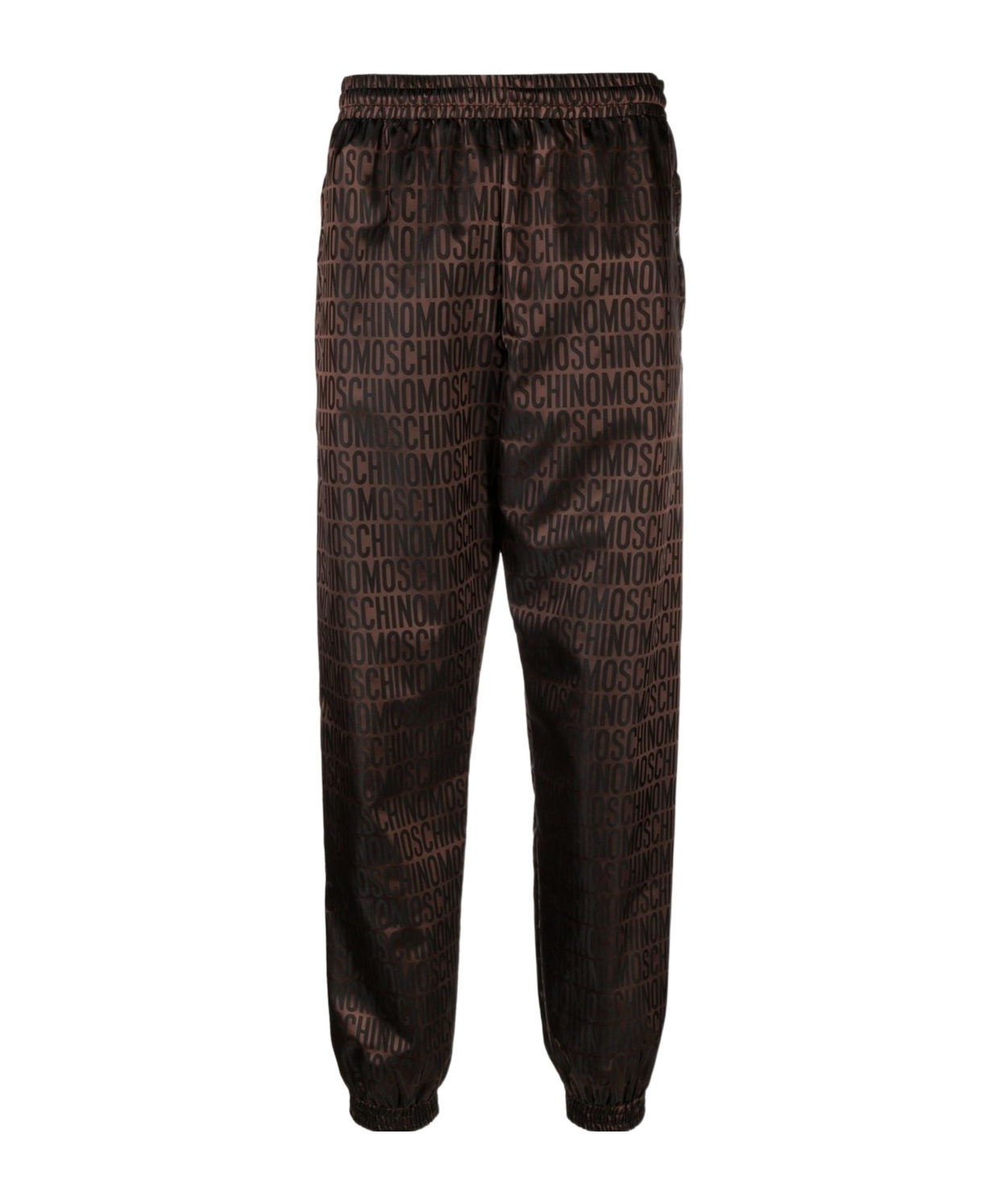 Moschino Elastic Waist Sweatpants In Black
