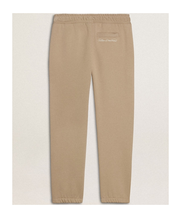 Golden Goose Elastic Waist Casual Pants In Nude
