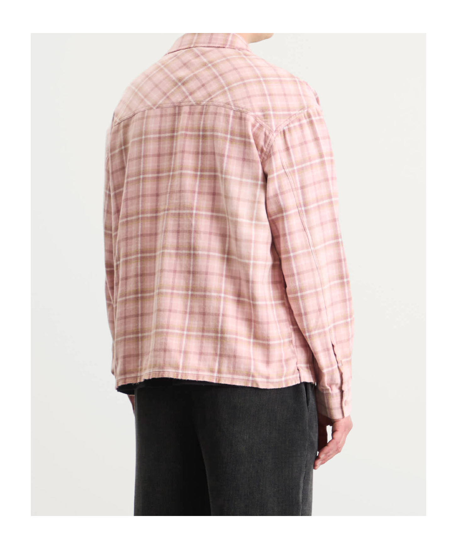 Represent Flannel Checked Shirt In Animal Print