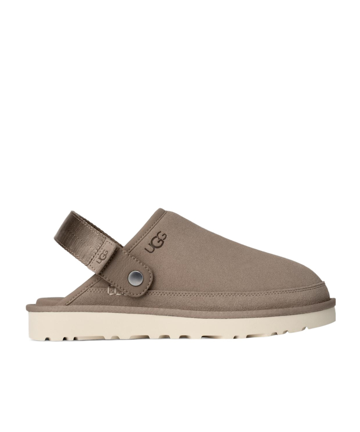Shop Ugg Round-headed Sandals In Gray