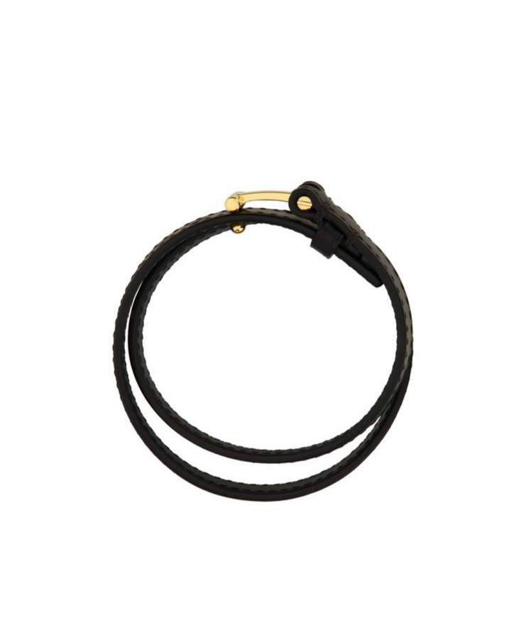 Tom Ford T-buckle Fastened Bracelet In Black