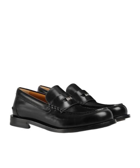 Gucci Men's Loafer With Removable Detail In Black