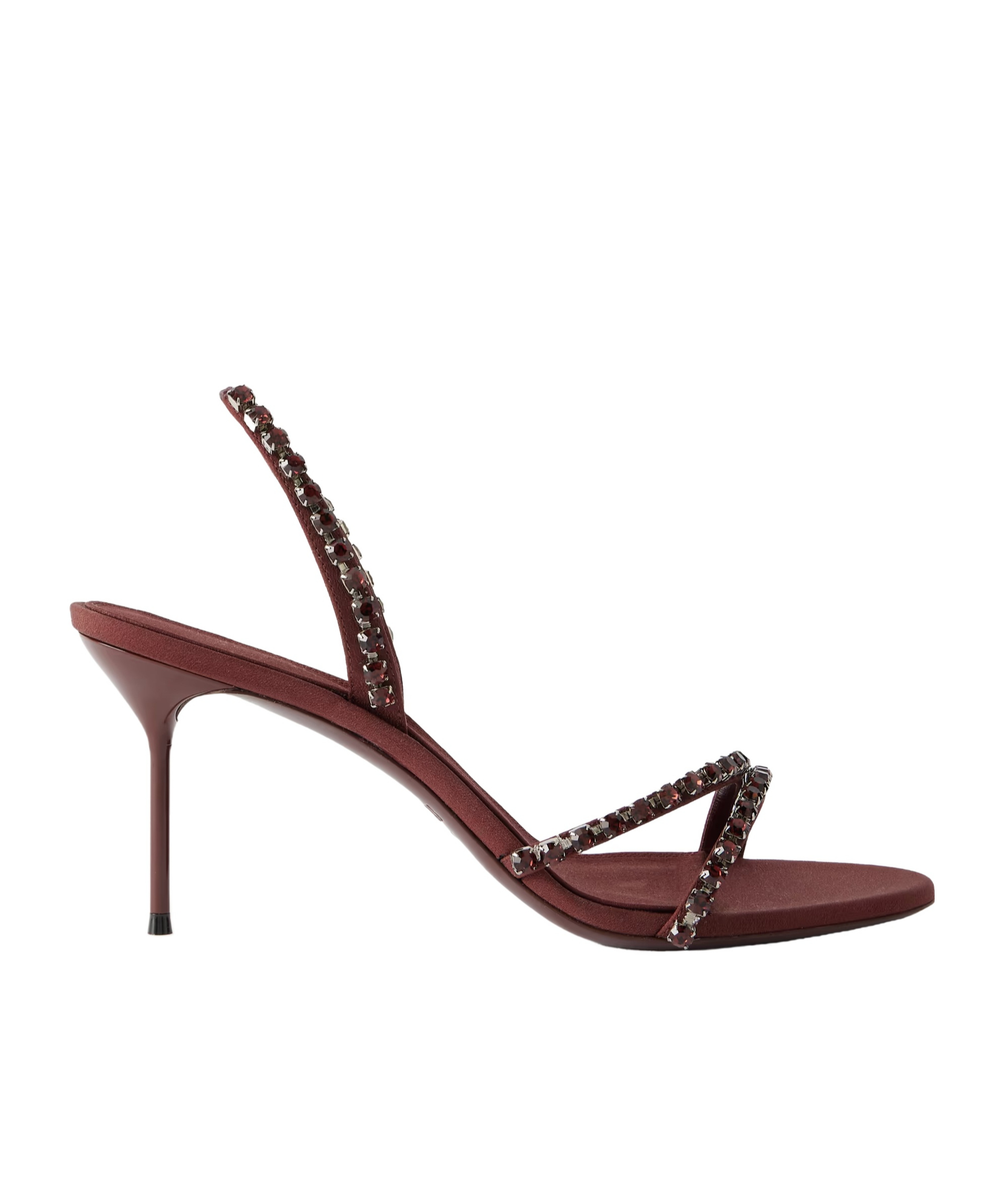Paris Texas Crystal Embellished Heeled Sandals In Multi