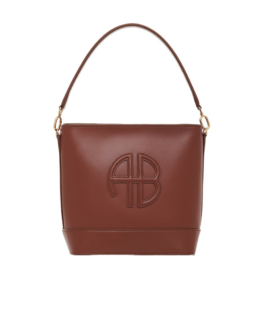 Shop Anine Bing Lili Bucket Bag In Cognac