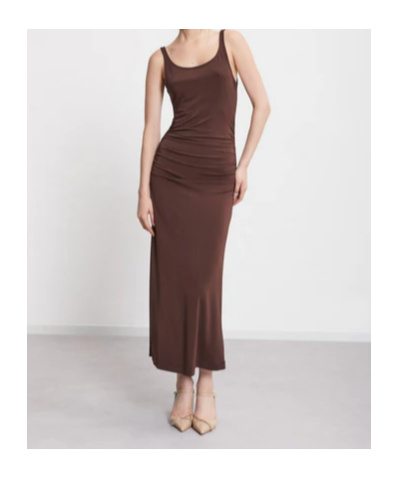 Ottod'ame Ottodame Dress In Brown