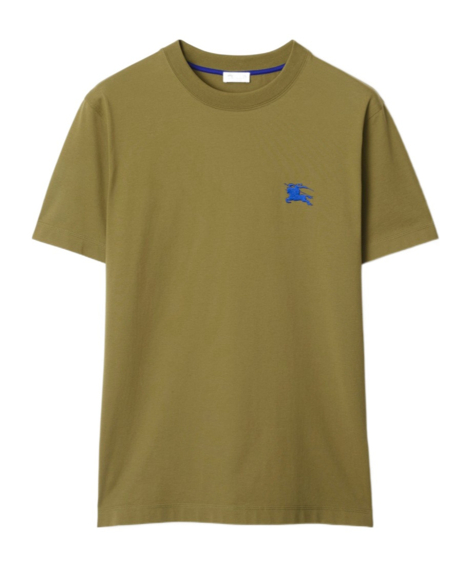 Burberry Cotton T-shirt In Estate