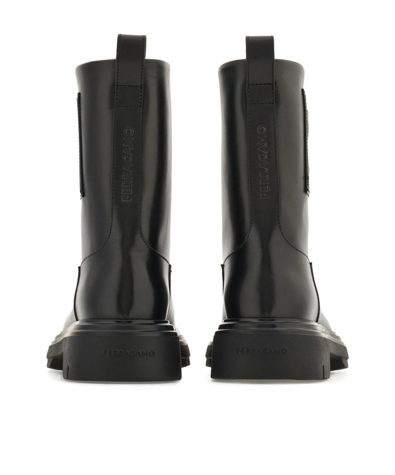 Ferragamo Woman Ankle Boots Black Size 10.5 Leather In Black