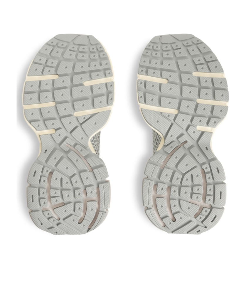 Shop Balenciaga Men's 3xl Fishnet Trainers In Eggshell