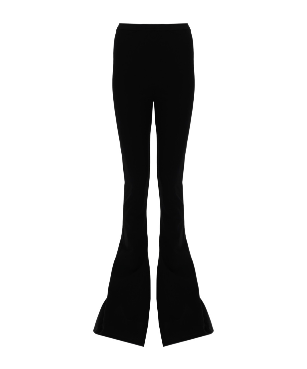Rick Owens Lilies Flared Pants In Black
