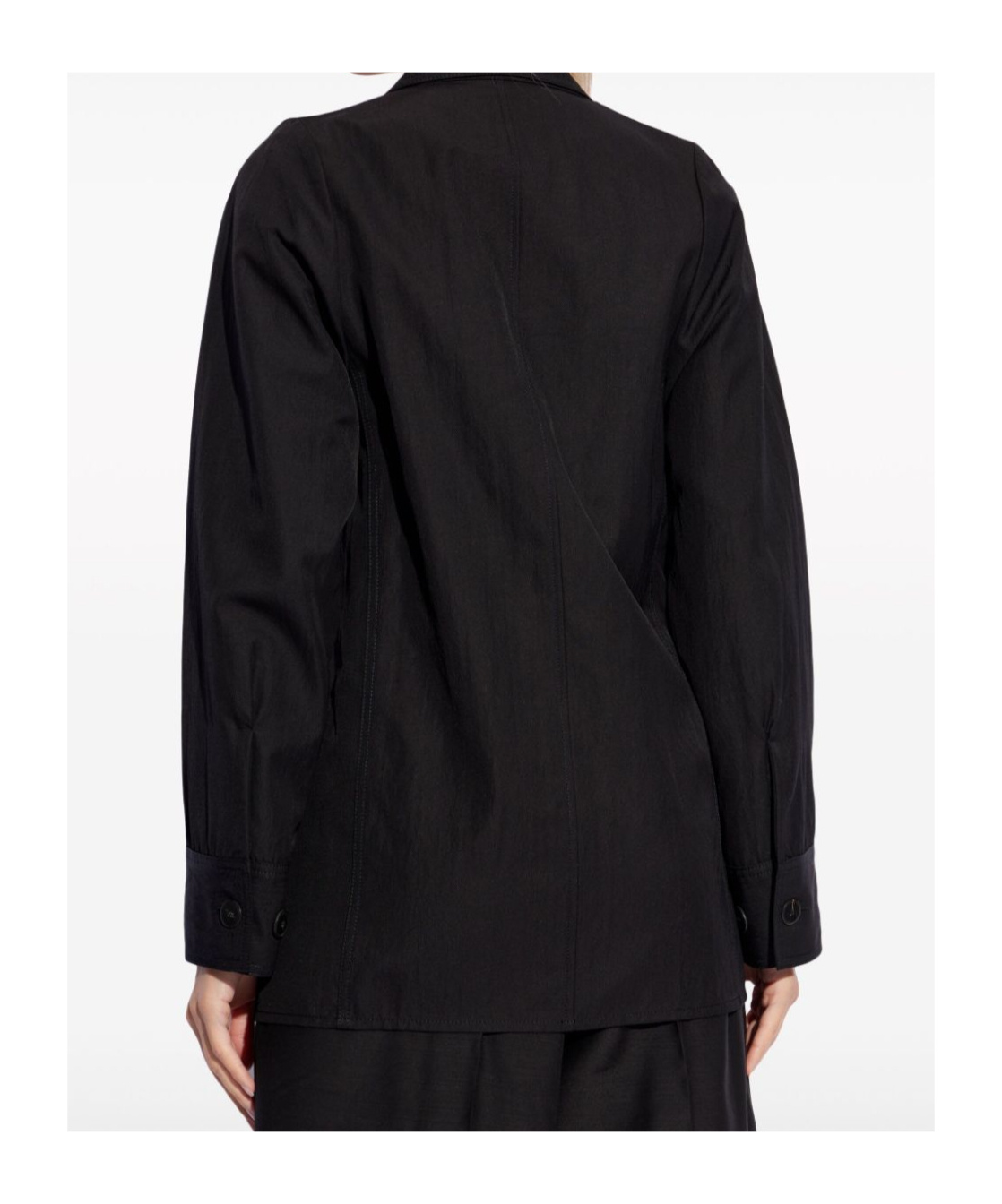 Forte Forte Long-sleeved Suit Coat In Black