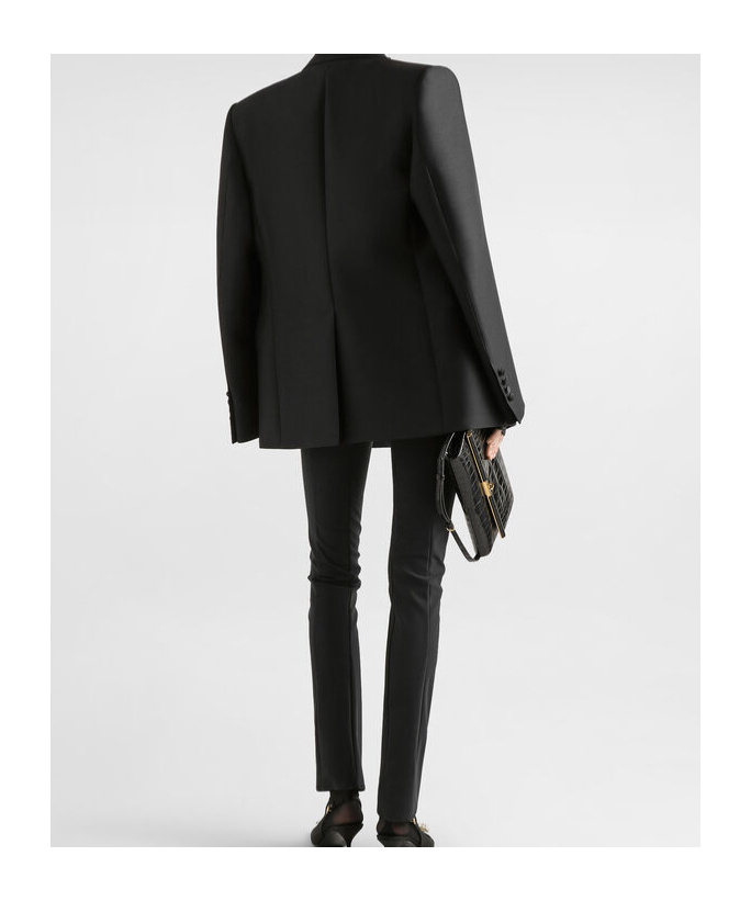 Dolce & Gabbana Leggings In Stretch Satin In Black