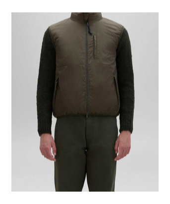 Aspesi Jil Vest With Thermore Padding In Green