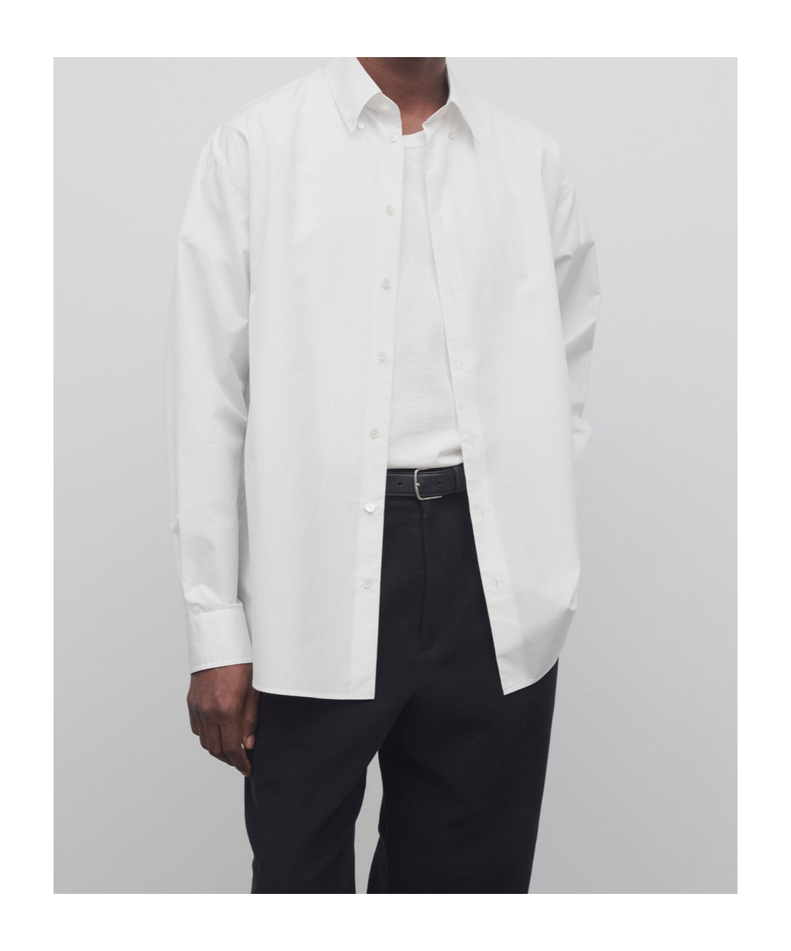 The Row Lukre Long-sleeved Shirt In White