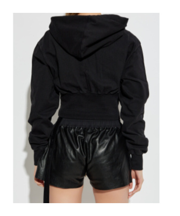Rick Owens Drkshdw Long-sleeved Sweater In Black