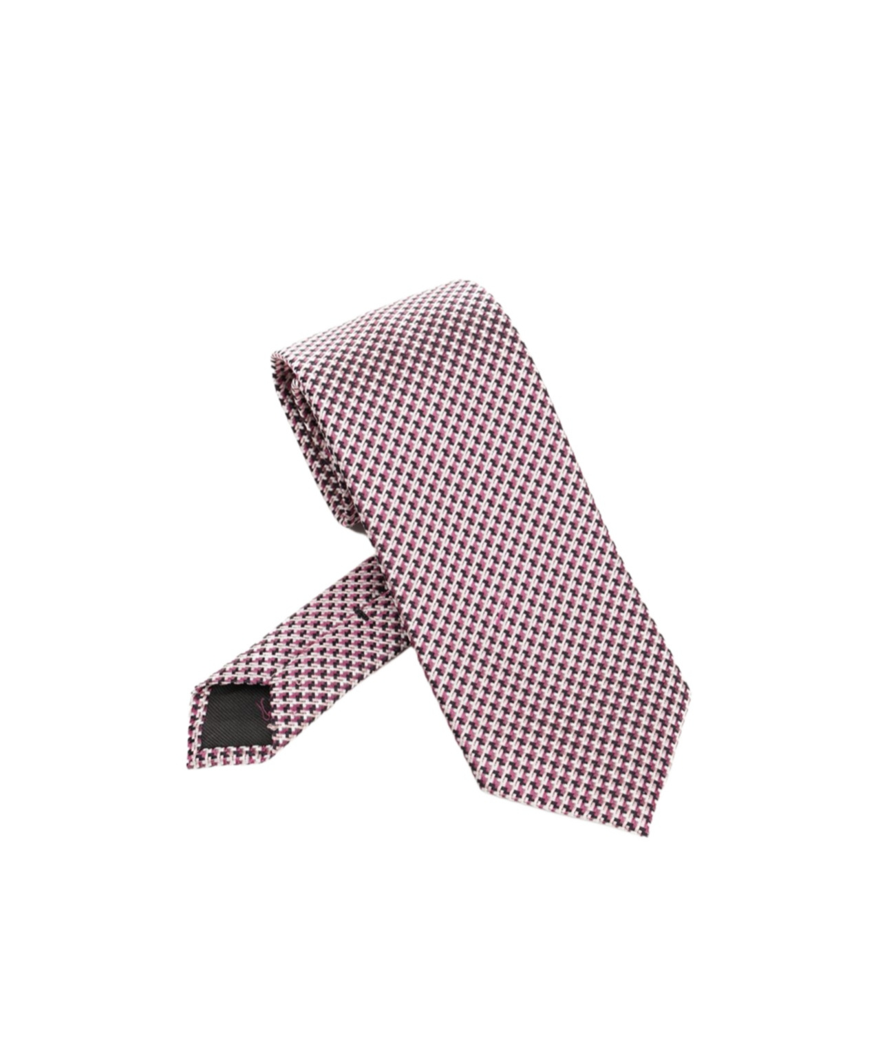 Tom Ford Micro Pattern Tie In Pink