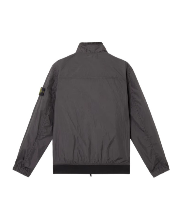 Stone Island Long-sleeved Casual Jacket In Gray
