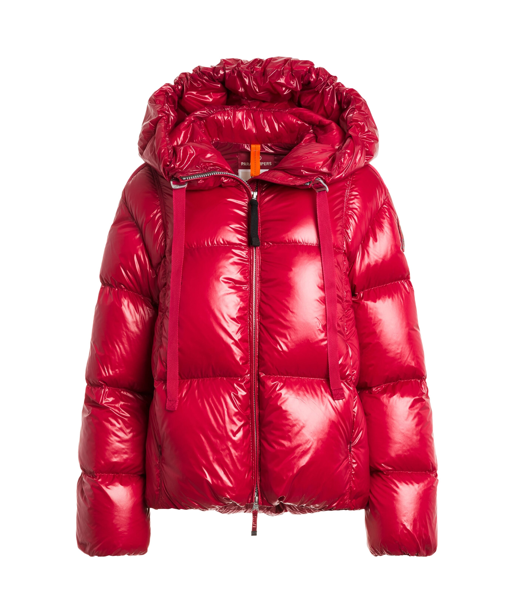 Parajumpers Logo-patch Puffer Jacket In Red
