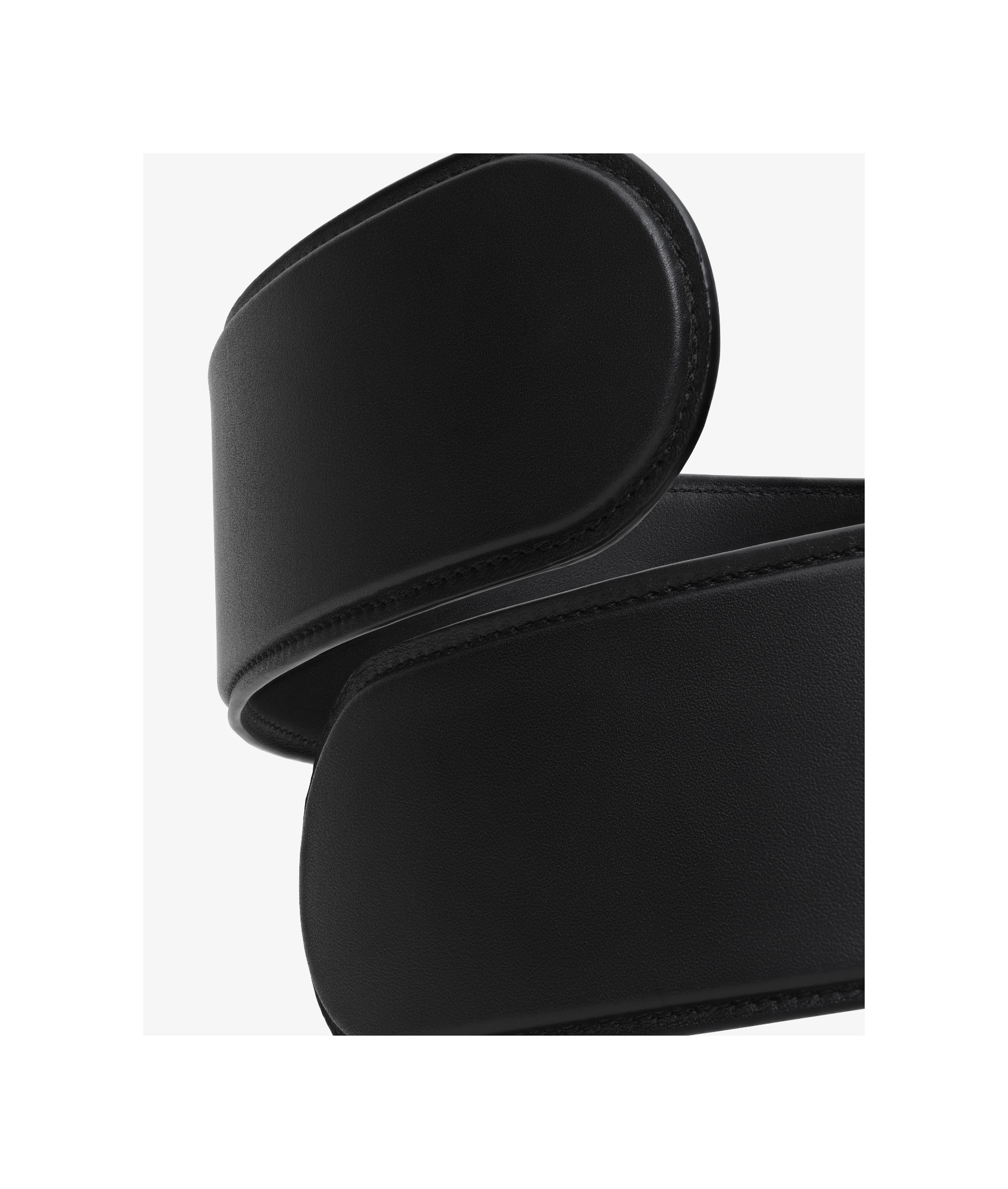 Alaïa Alaia Black Leather Flex Twist Belt Women In Black