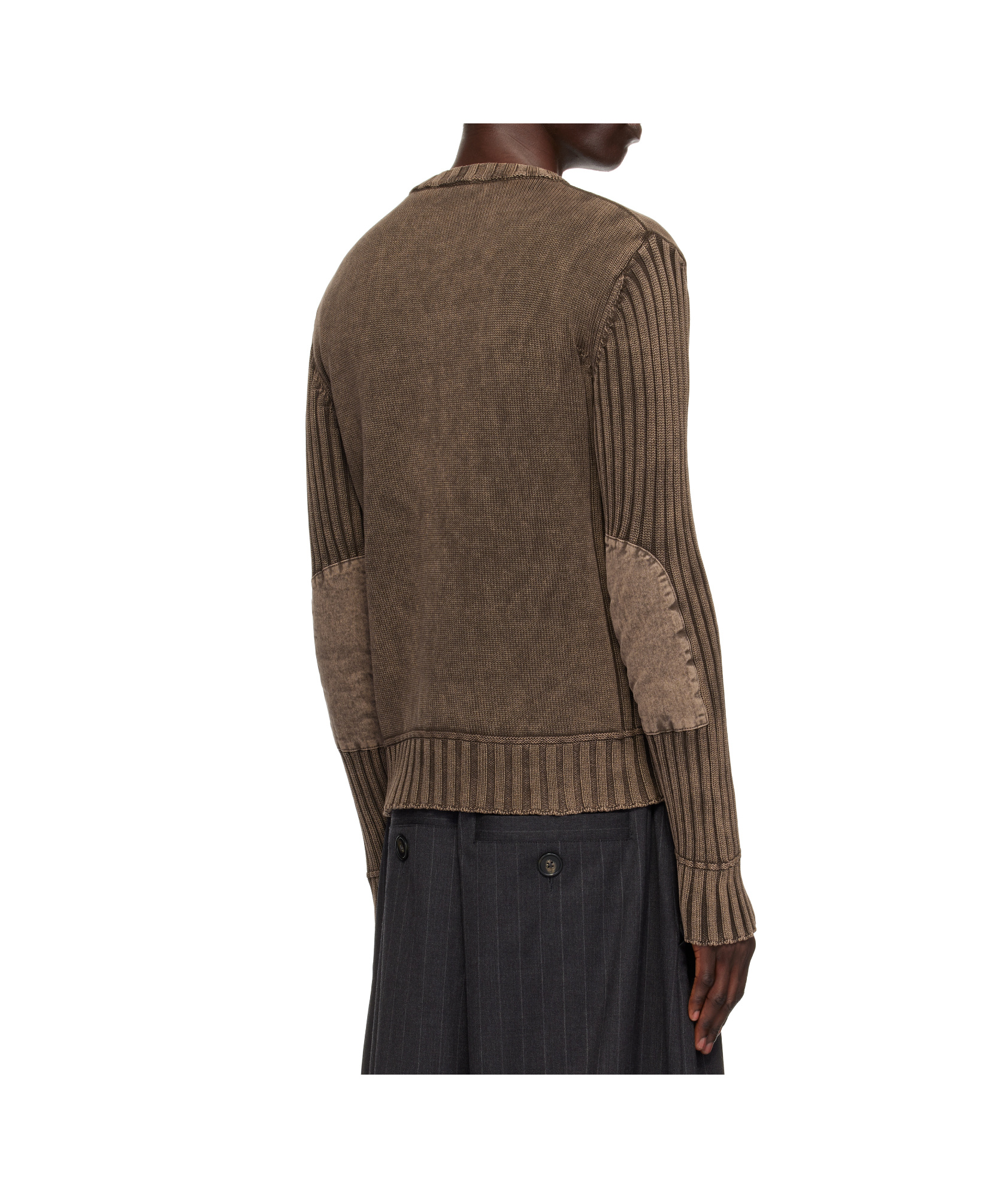 Vaquera Rib Knit Sweater In Green