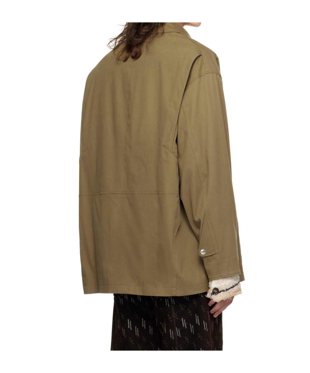 Kiko Kostadinov Lapel Coat In Green