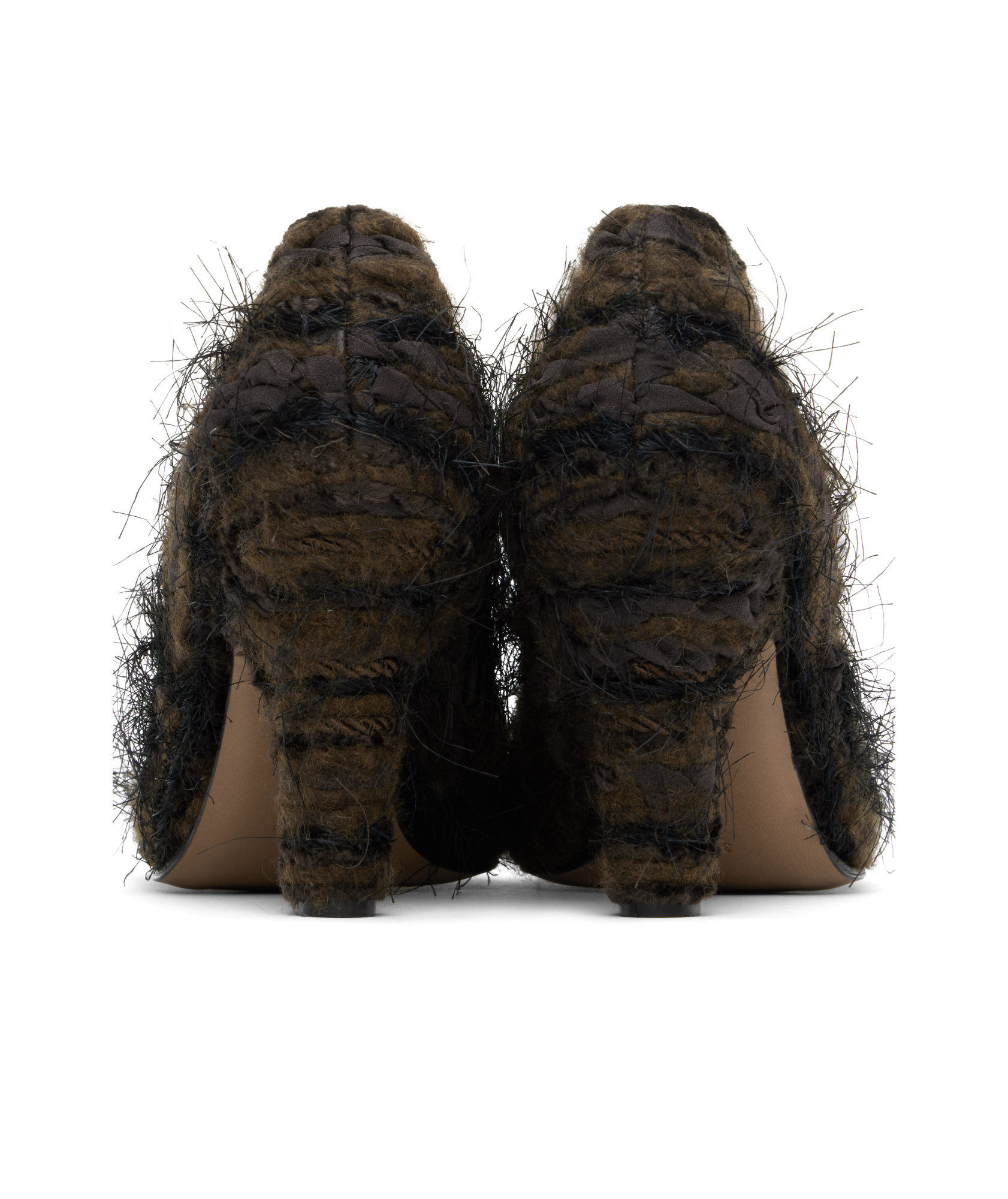 The Row Knitted Detail High Heels In Black