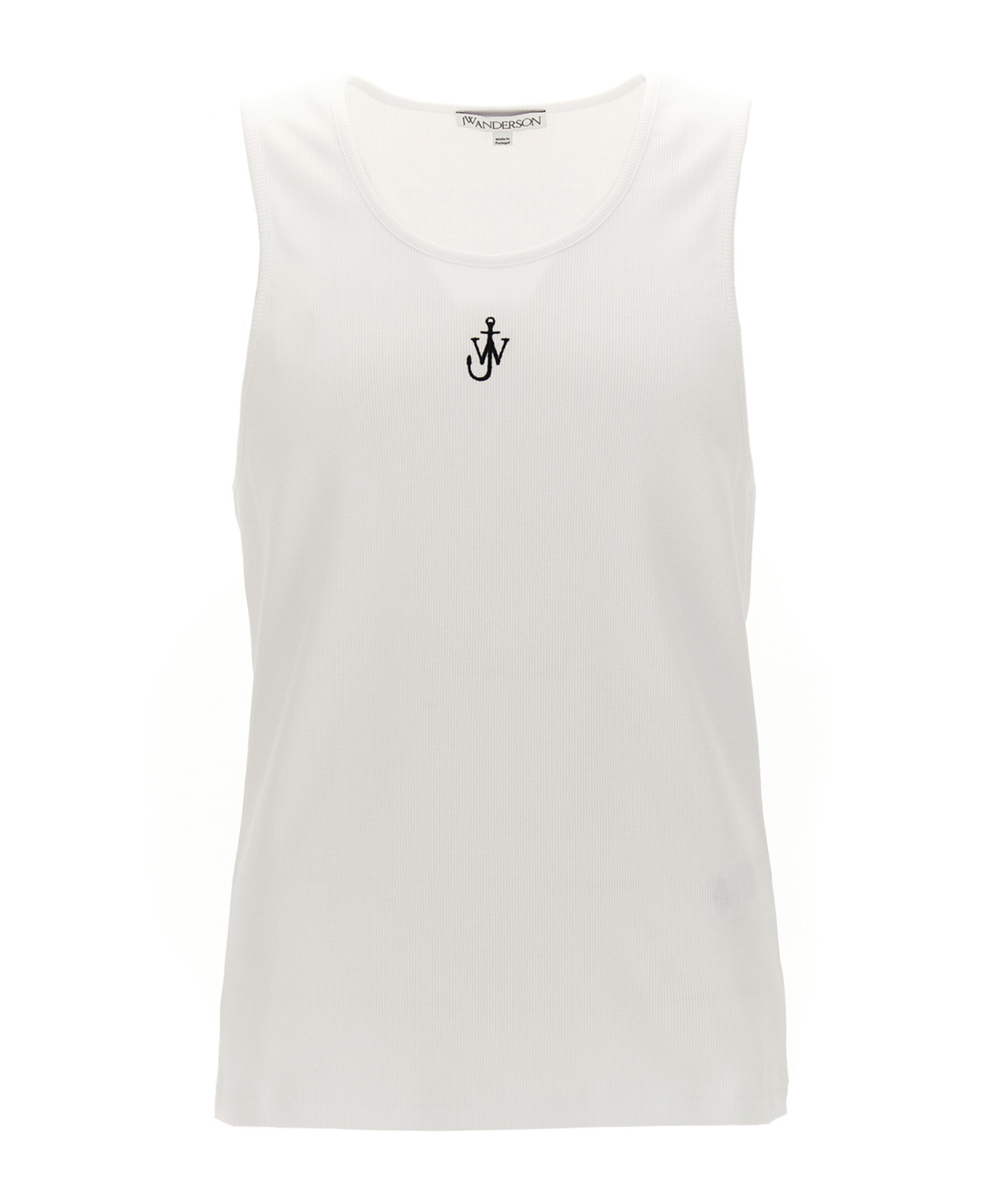 Jw Anderson J. W. Anderson Anchor Logo Tank Top In White