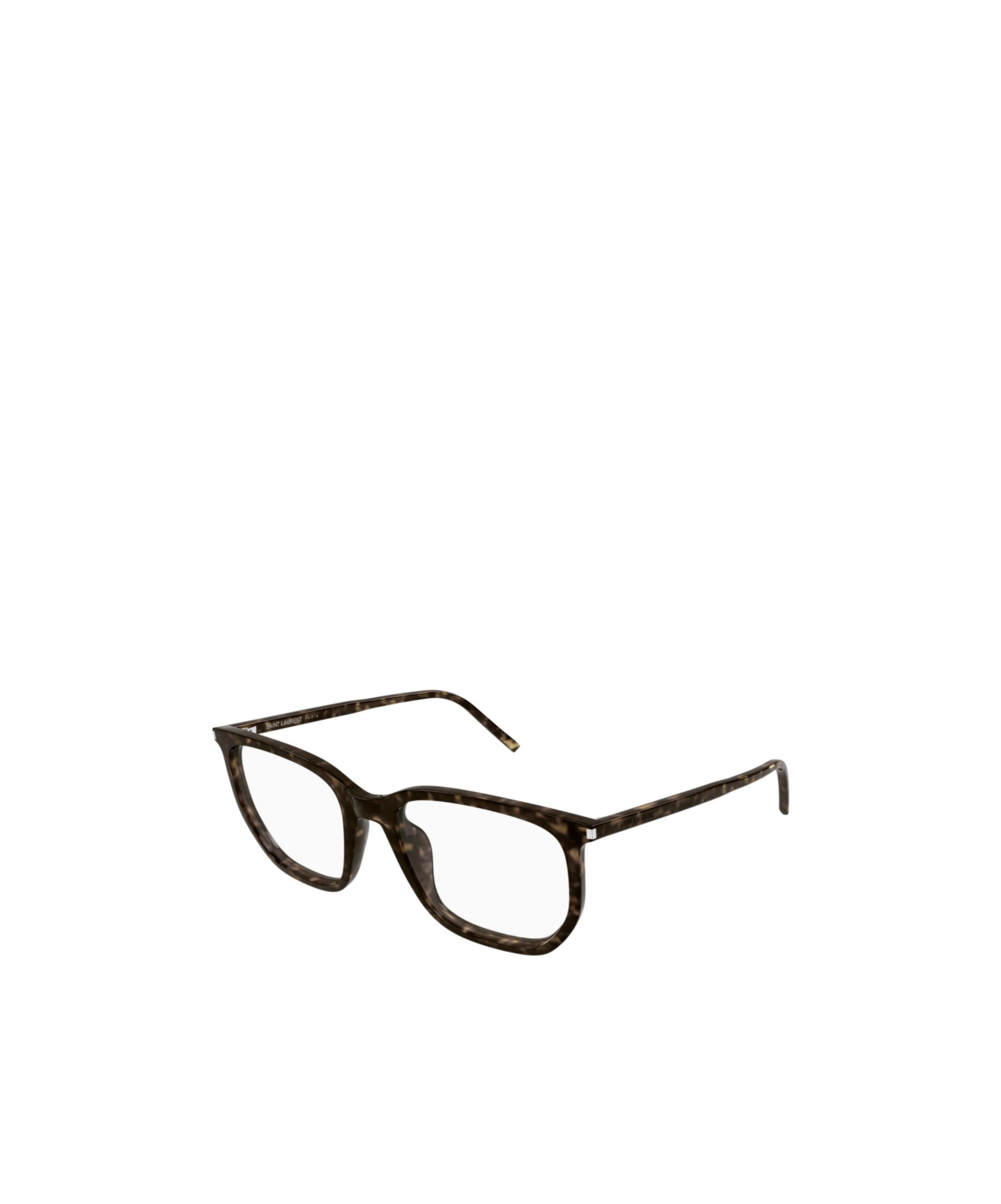 Saint Laurent Geometric-frame Glasses In Black