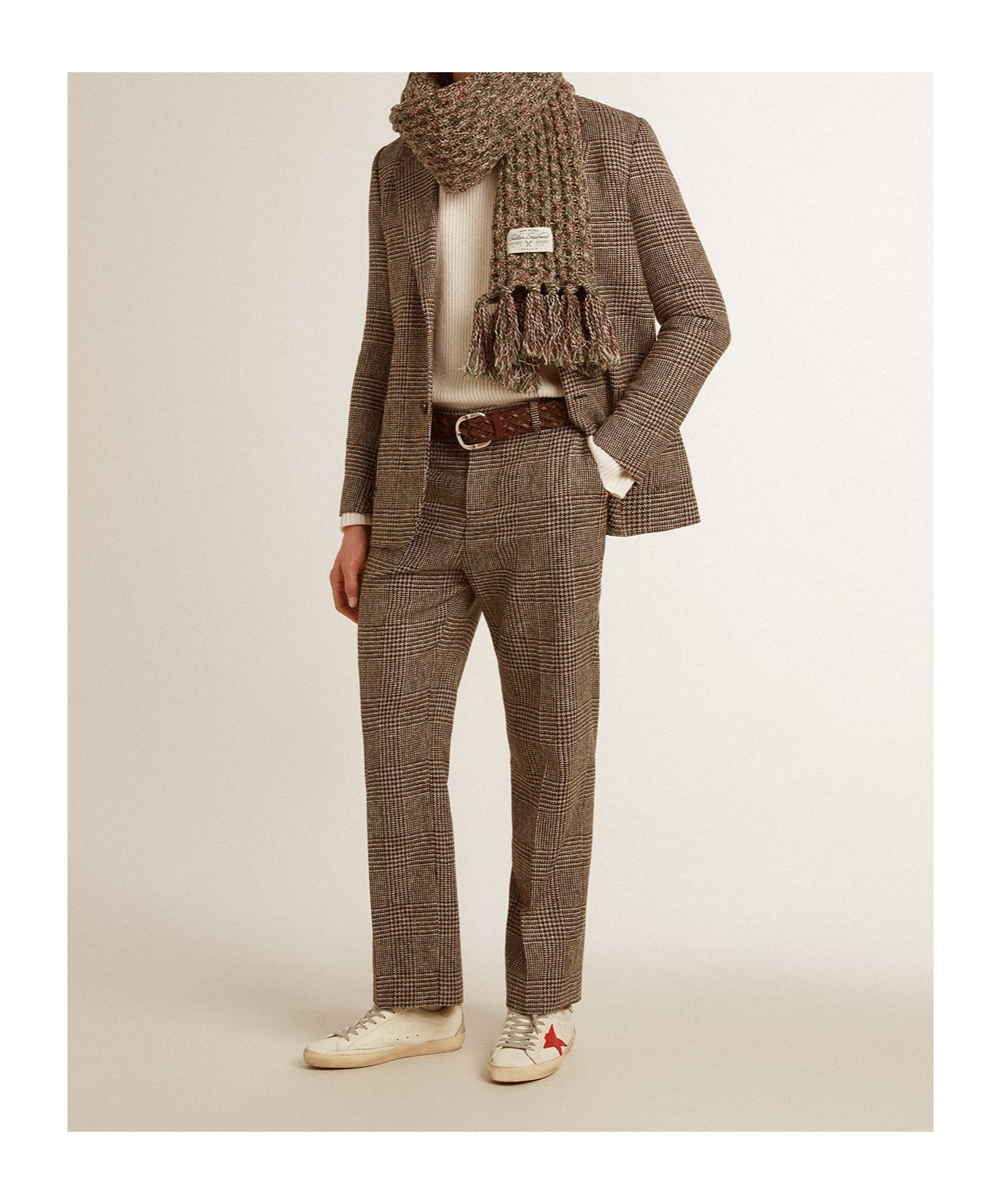 Golden Goose Belt-loop Casual Pants In Brown