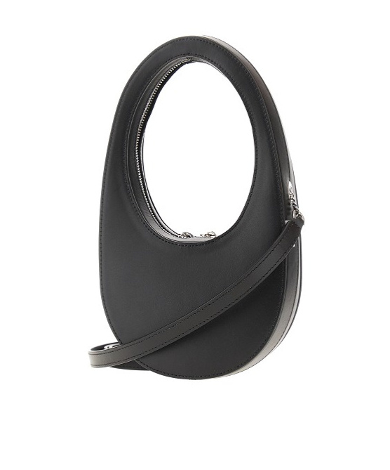 Coperni Zipper Shoulder Bag In Black