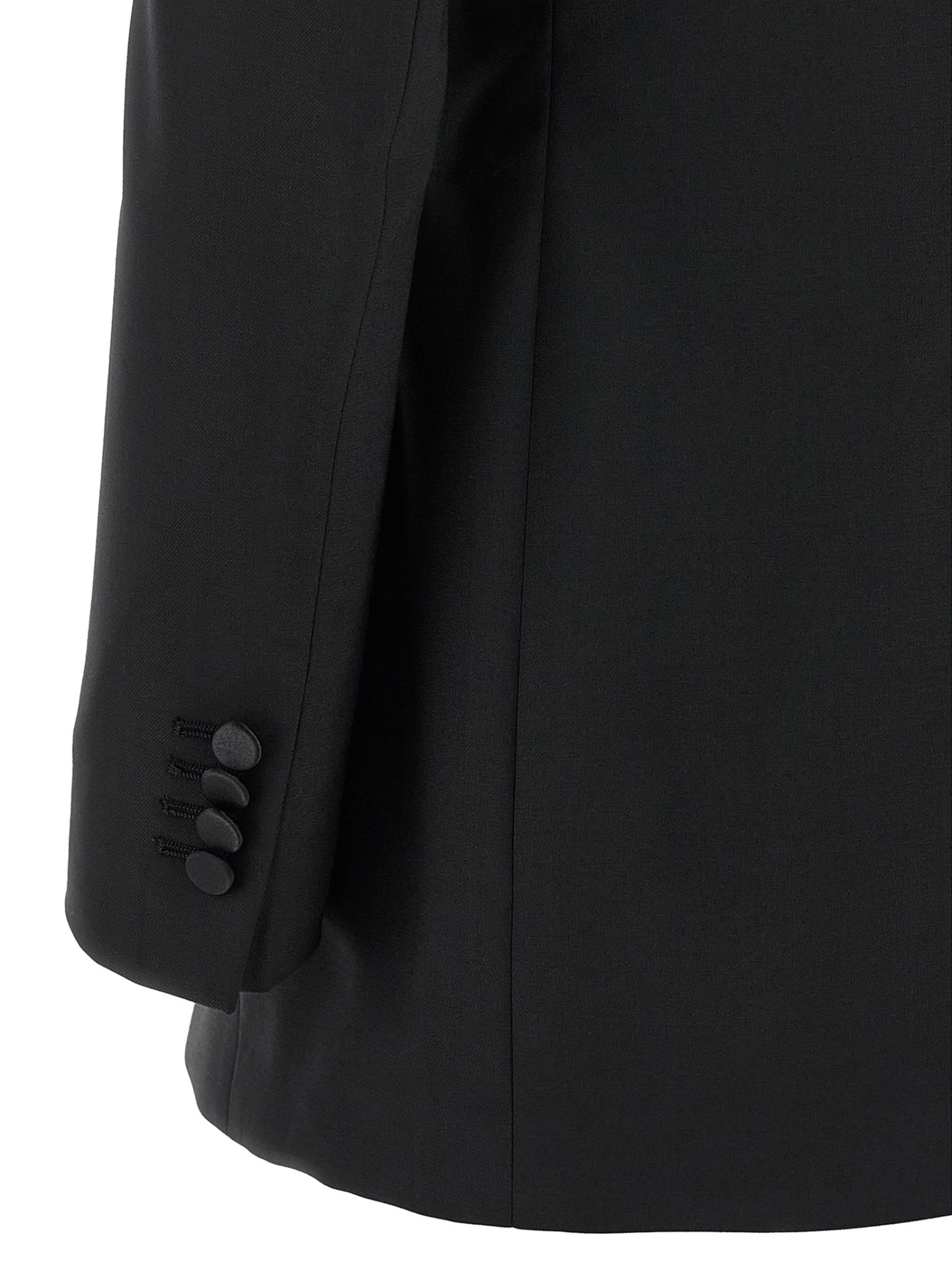 Tagliatore Long-sleeved Suit In Black