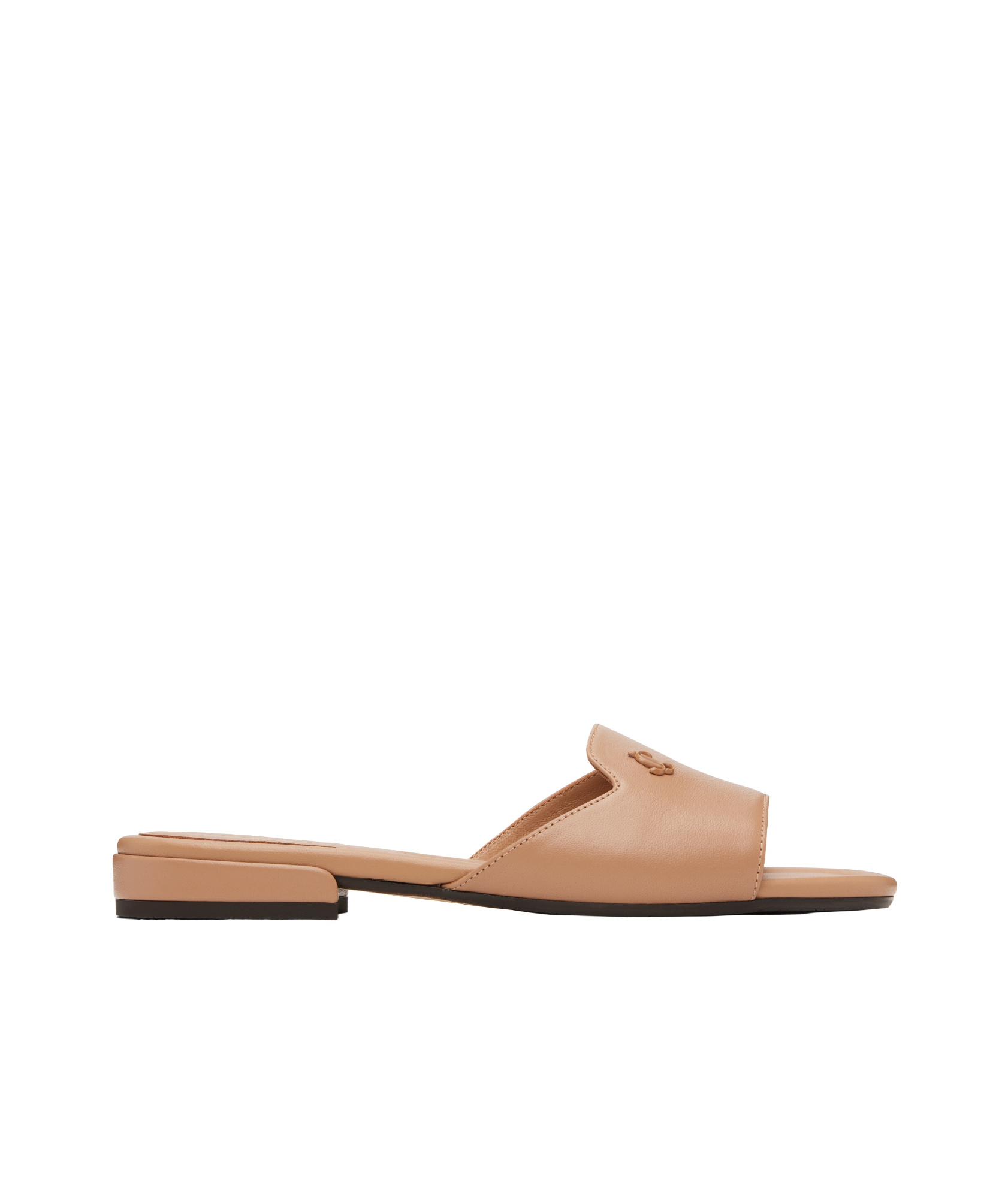 Jimmy Choo Brown Dina Flat Sandals In Pink
