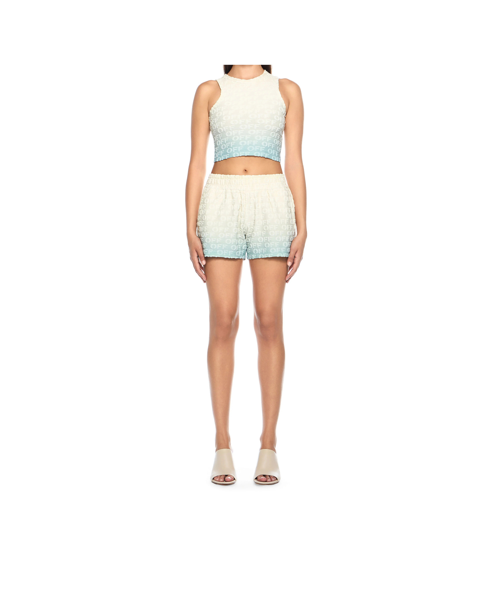 Off-white Crew Neck Vest In Neutral