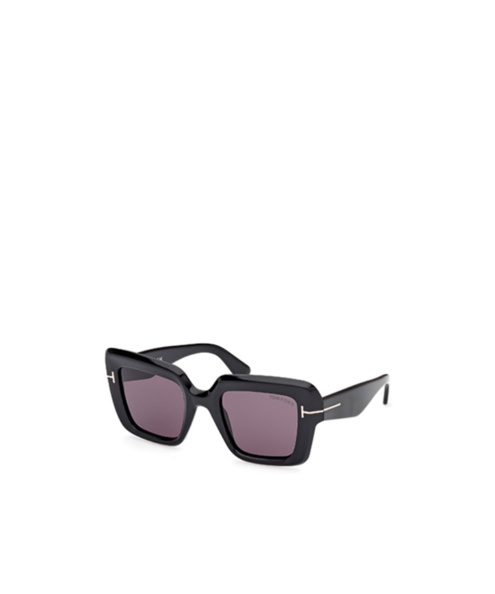 Tom Ford Eyewear Esme Oversized Frame Sunglasses In Gray