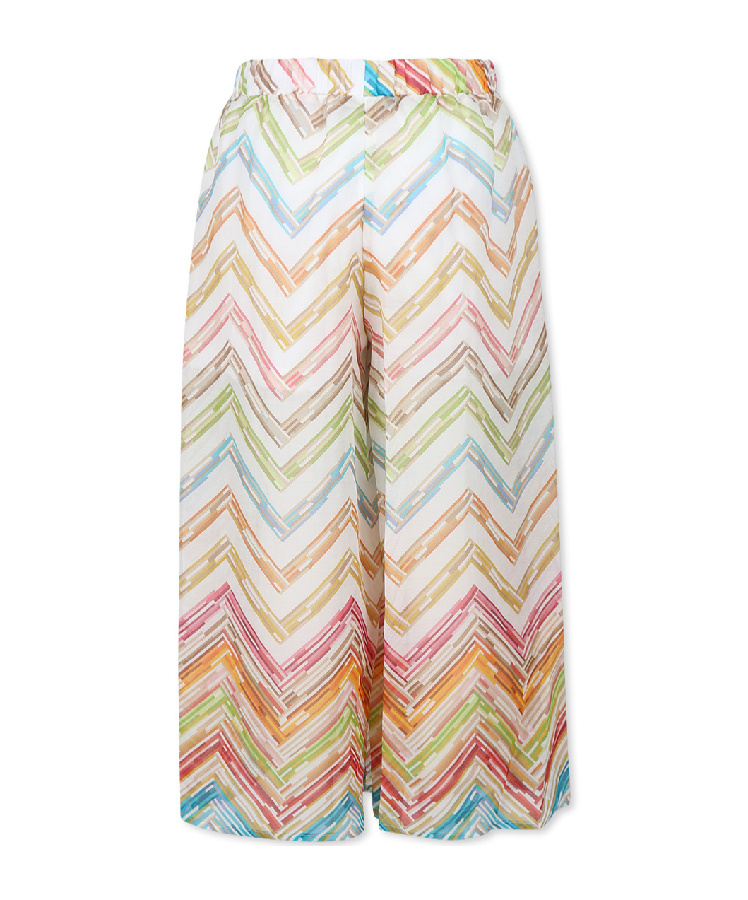 Missoni V-pattern Casual Pants In Nude