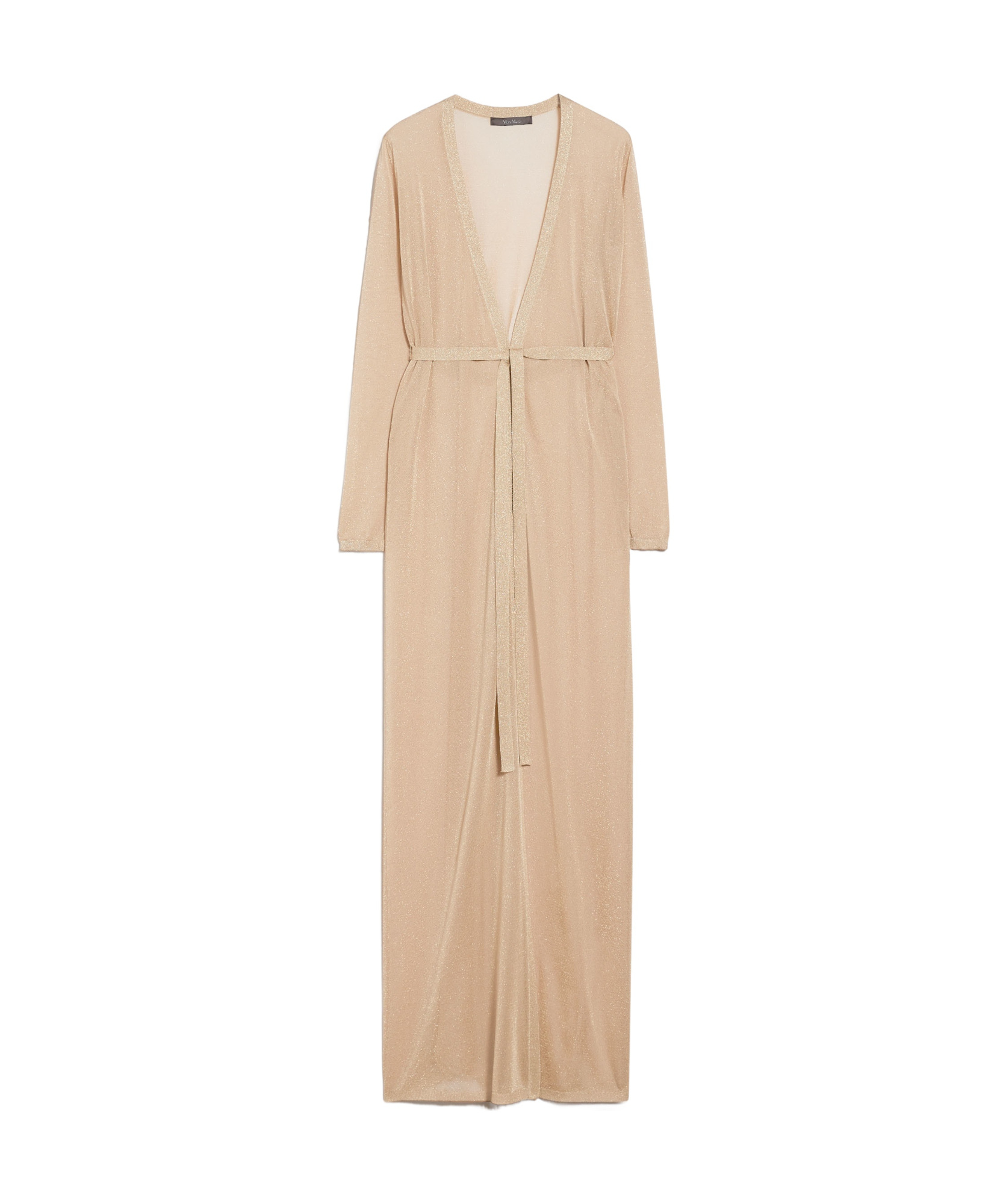 Max Mara Lurex Robby Cardigan In Brown