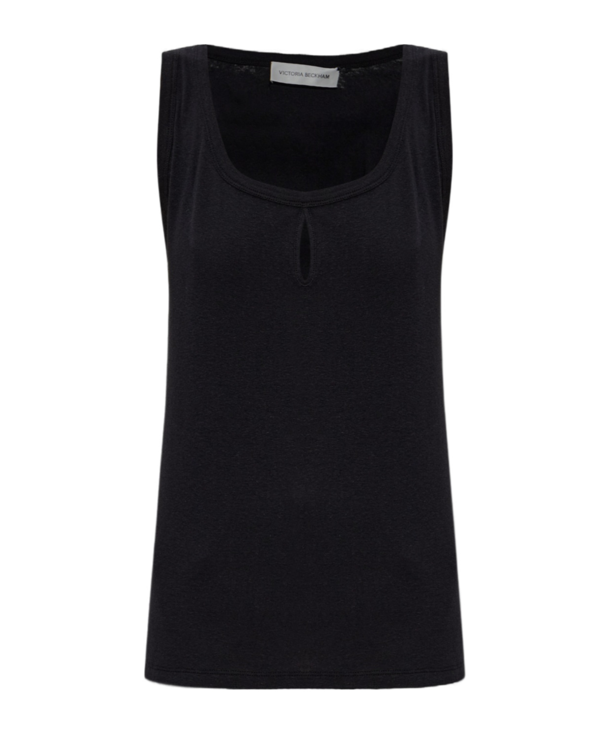 Victoria Beckham Backless Tank Top In Black