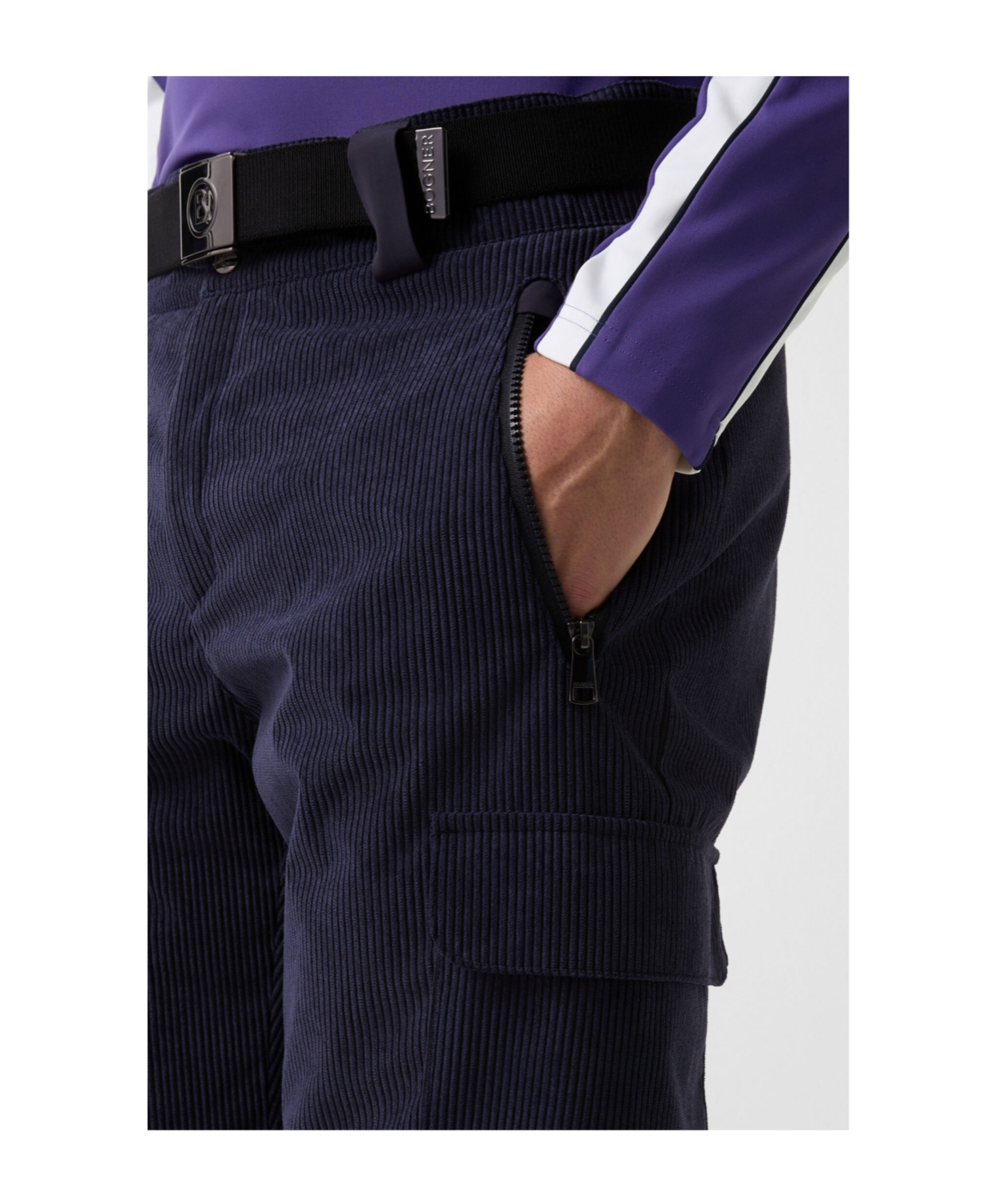 Bogner Corbin Corduroy Ski Trousers In Blue