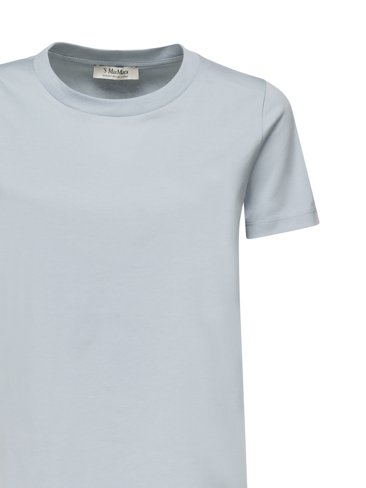Max Mara Short-sleeved T-shirt In Gray