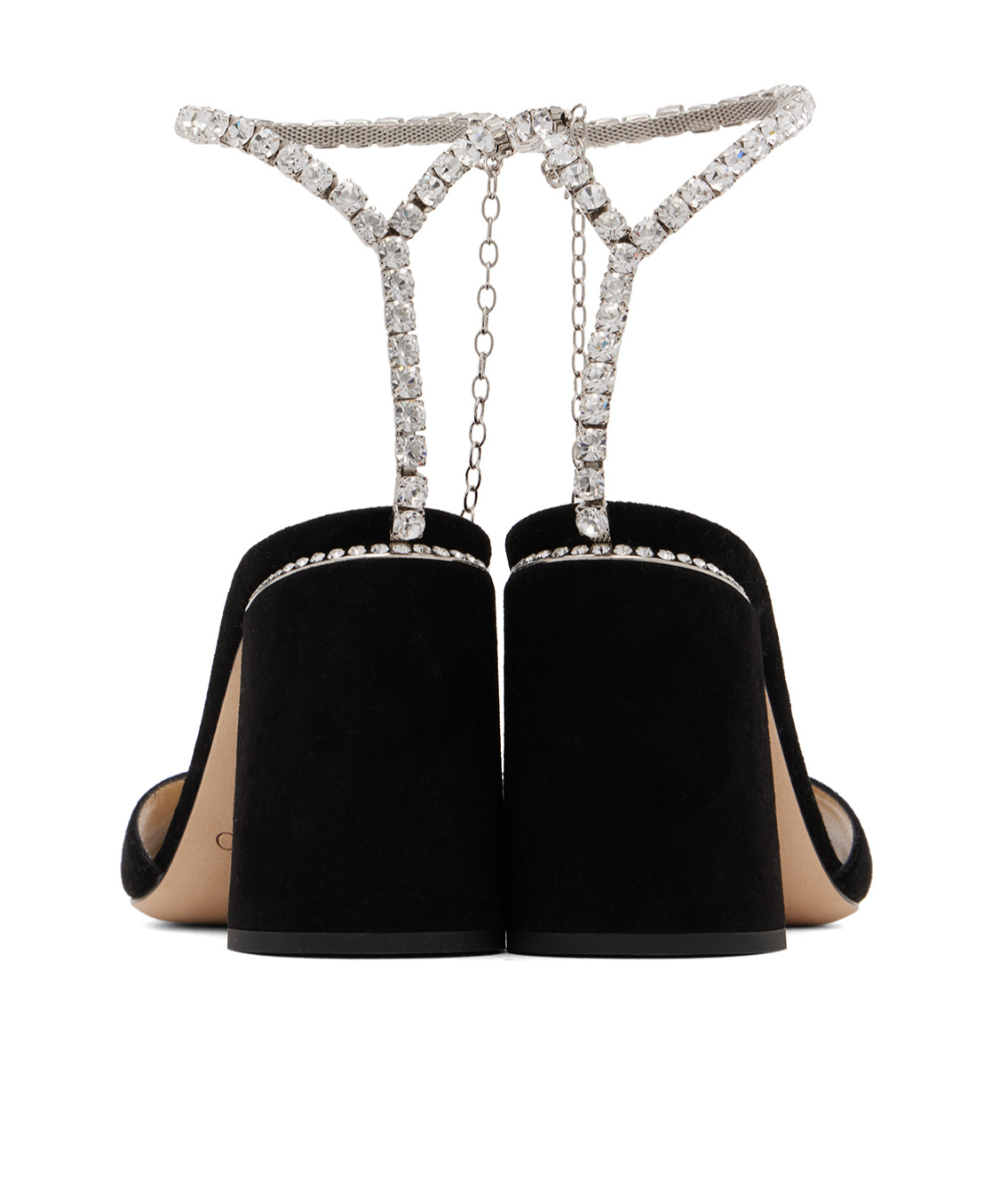 Jimmy Choo Saeda Sandal Block Heel In Black