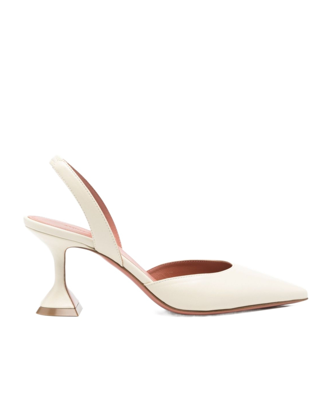 Amina Muaddi Pointed-toe High-heeled Sandals In Pink