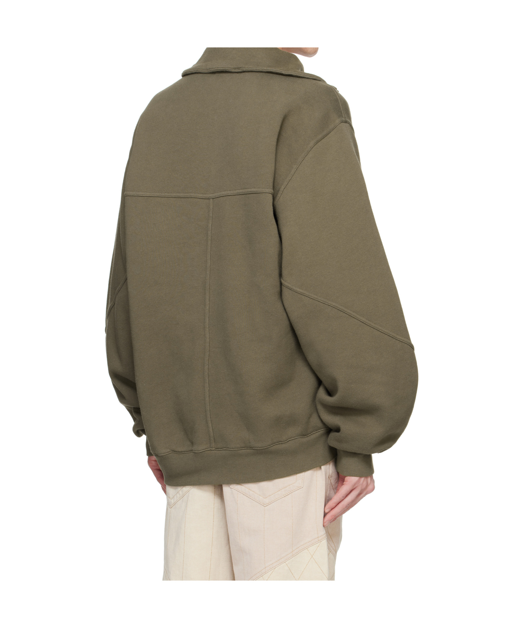 Isabel Marant Long-sleeved Sweater In Green