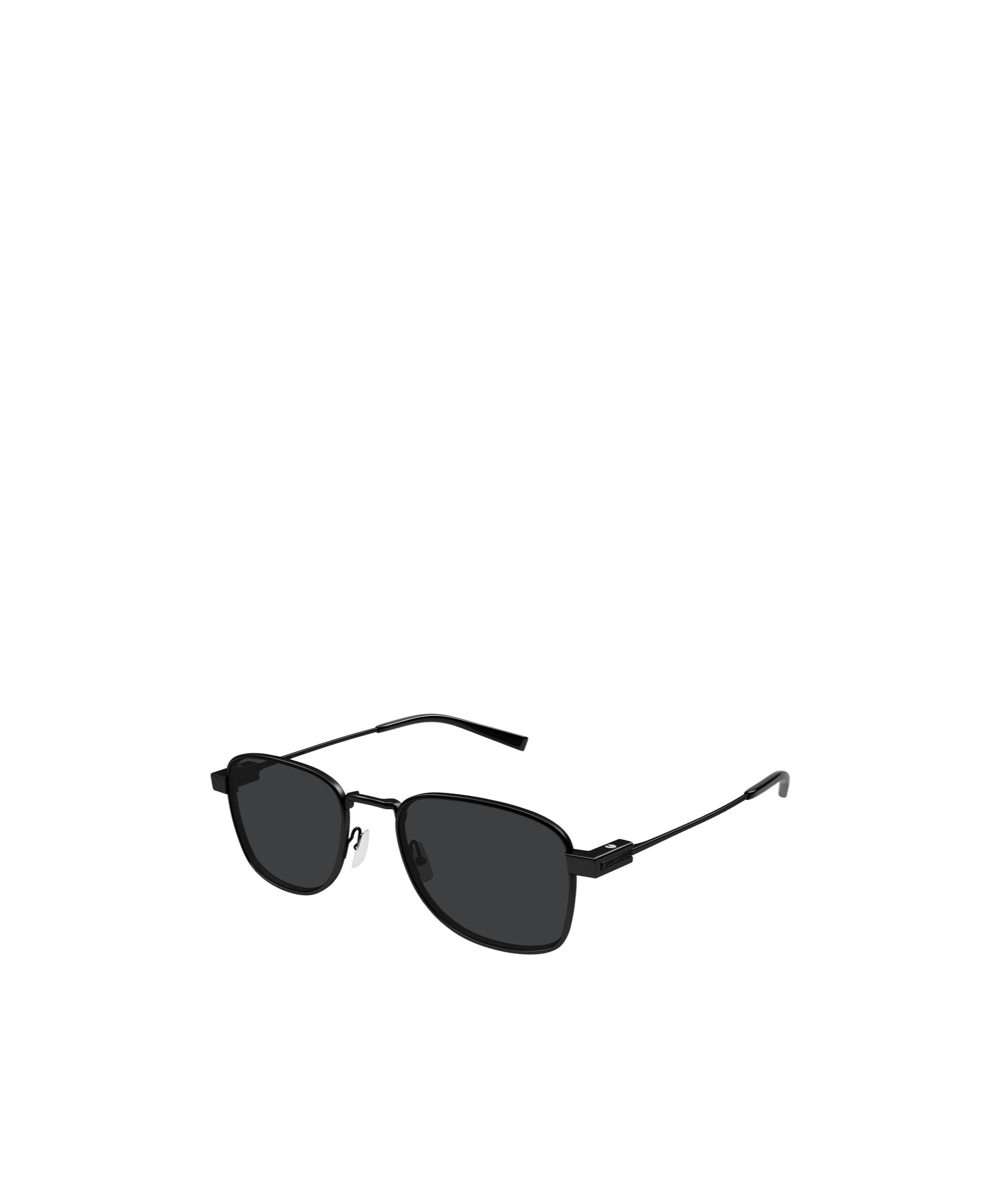 Saint Laurent Logo Sunglasses In Black