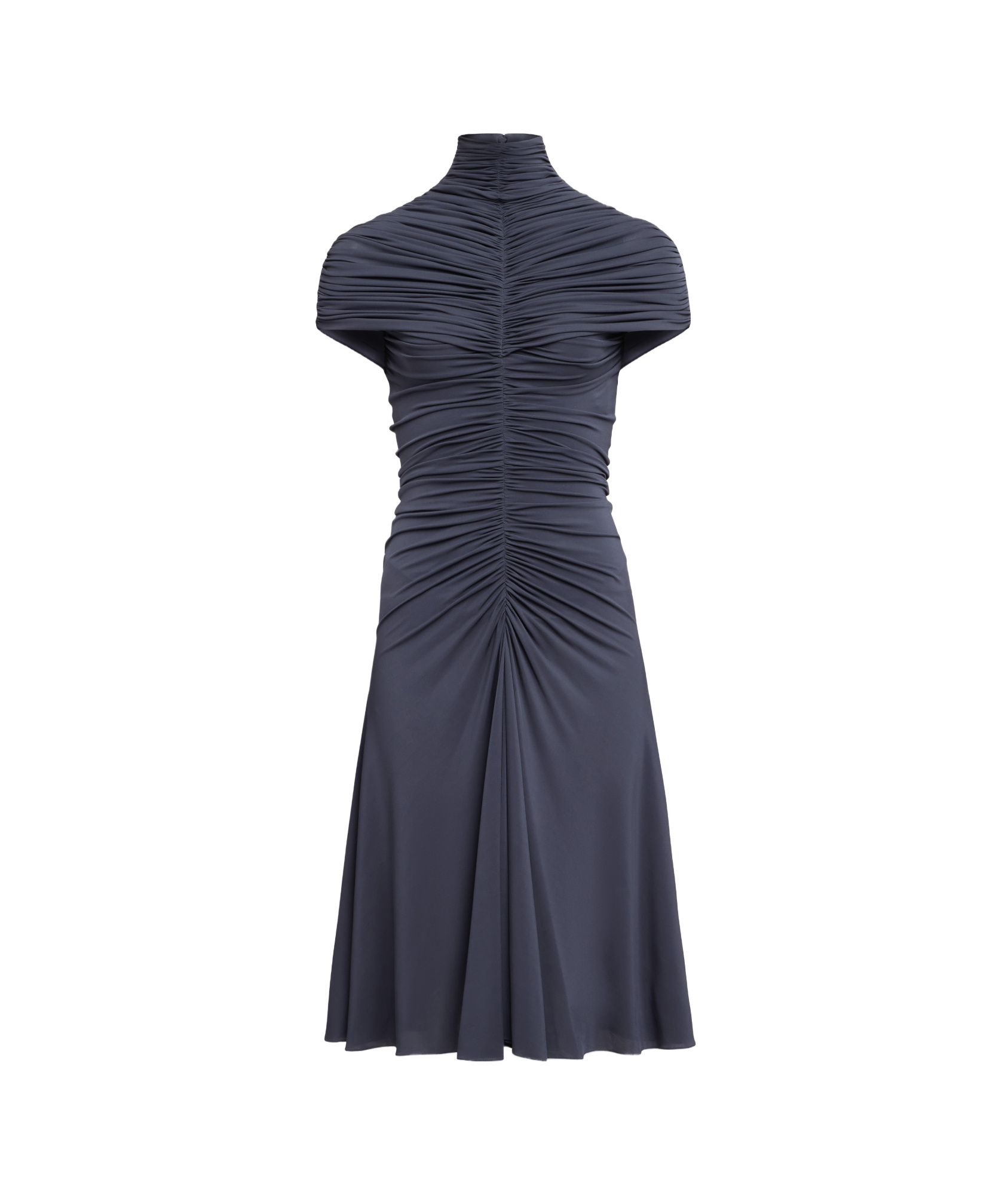 Alaïa Pleated Dress In Black