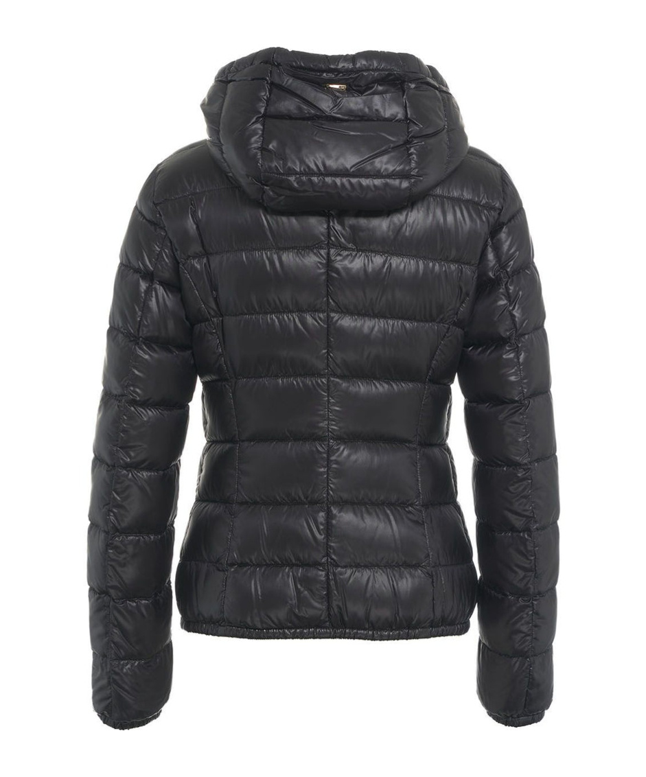 Herno Giada Hooded Quilted Down Jacket In Black