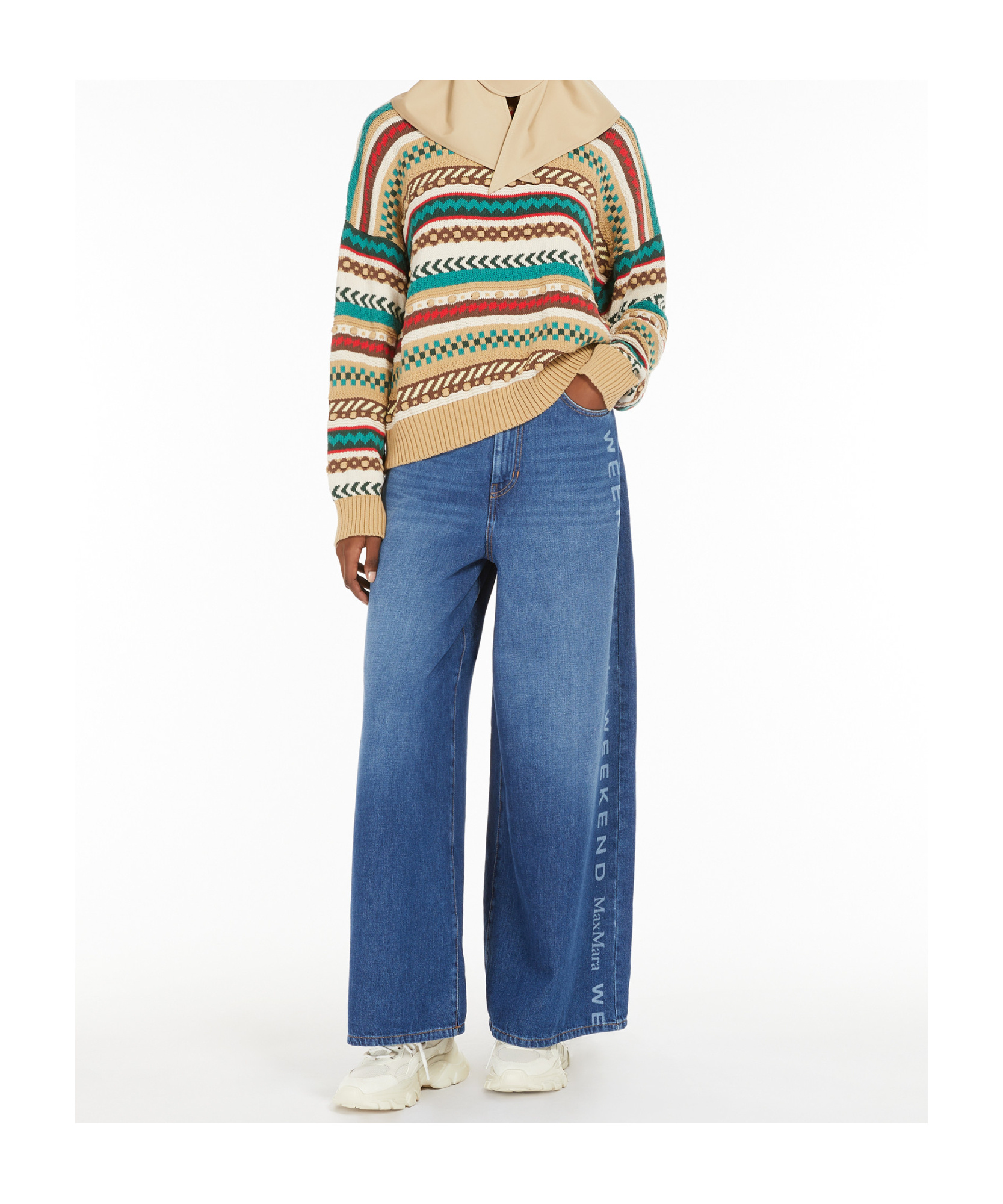 Weekend Max Mara Belt-loop Jeans In Blue