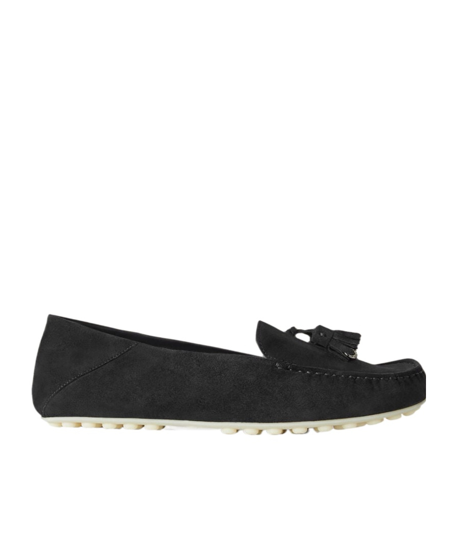 Shop Loro Piana Tassel Detail Loafers In Black