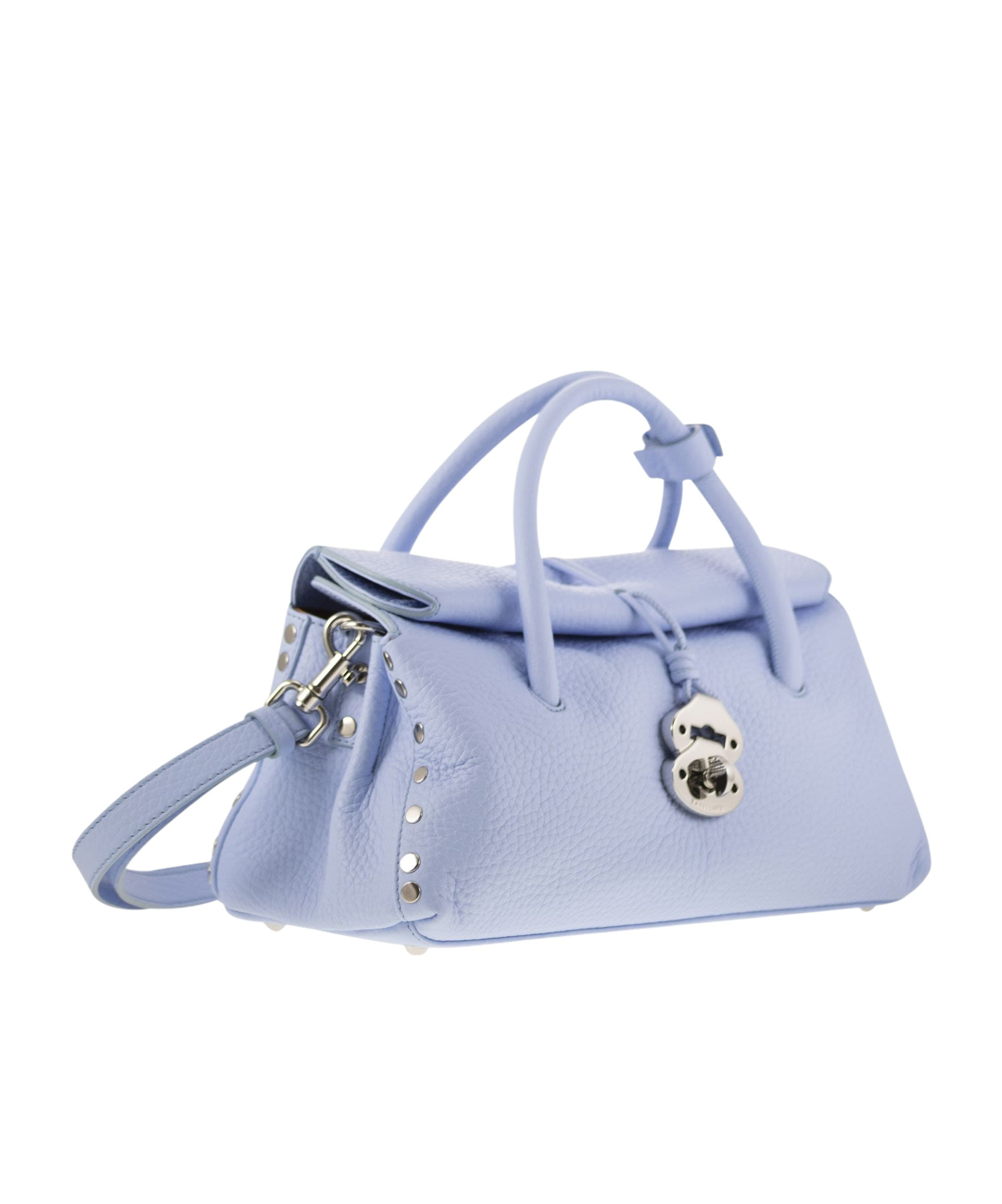 Zanellato Double Handle Shoulder Bag In Blue