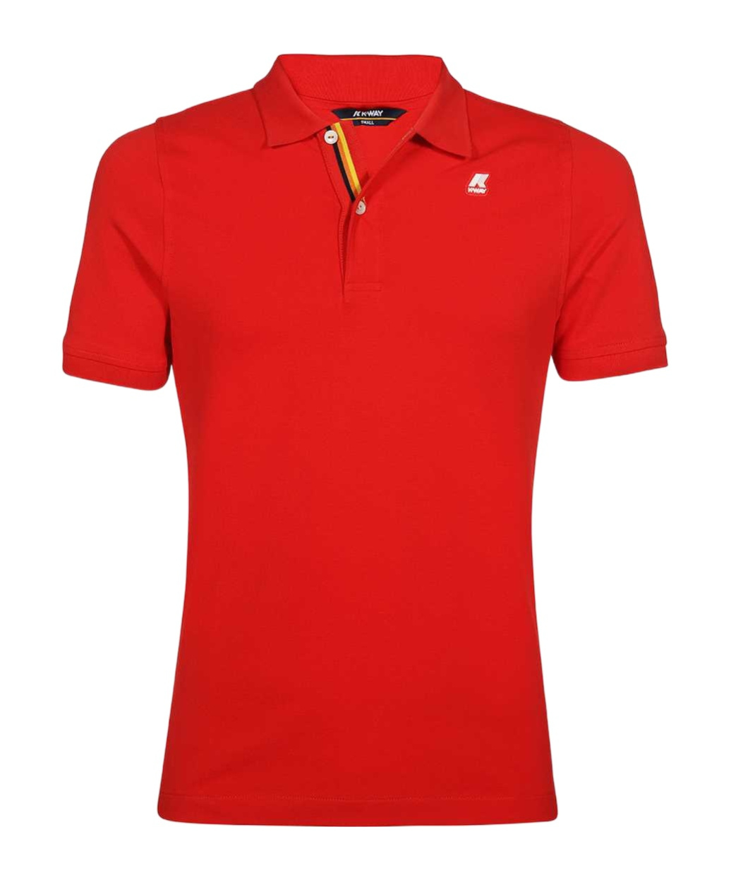 K-way Short-sleeved Polo Shirt In Red