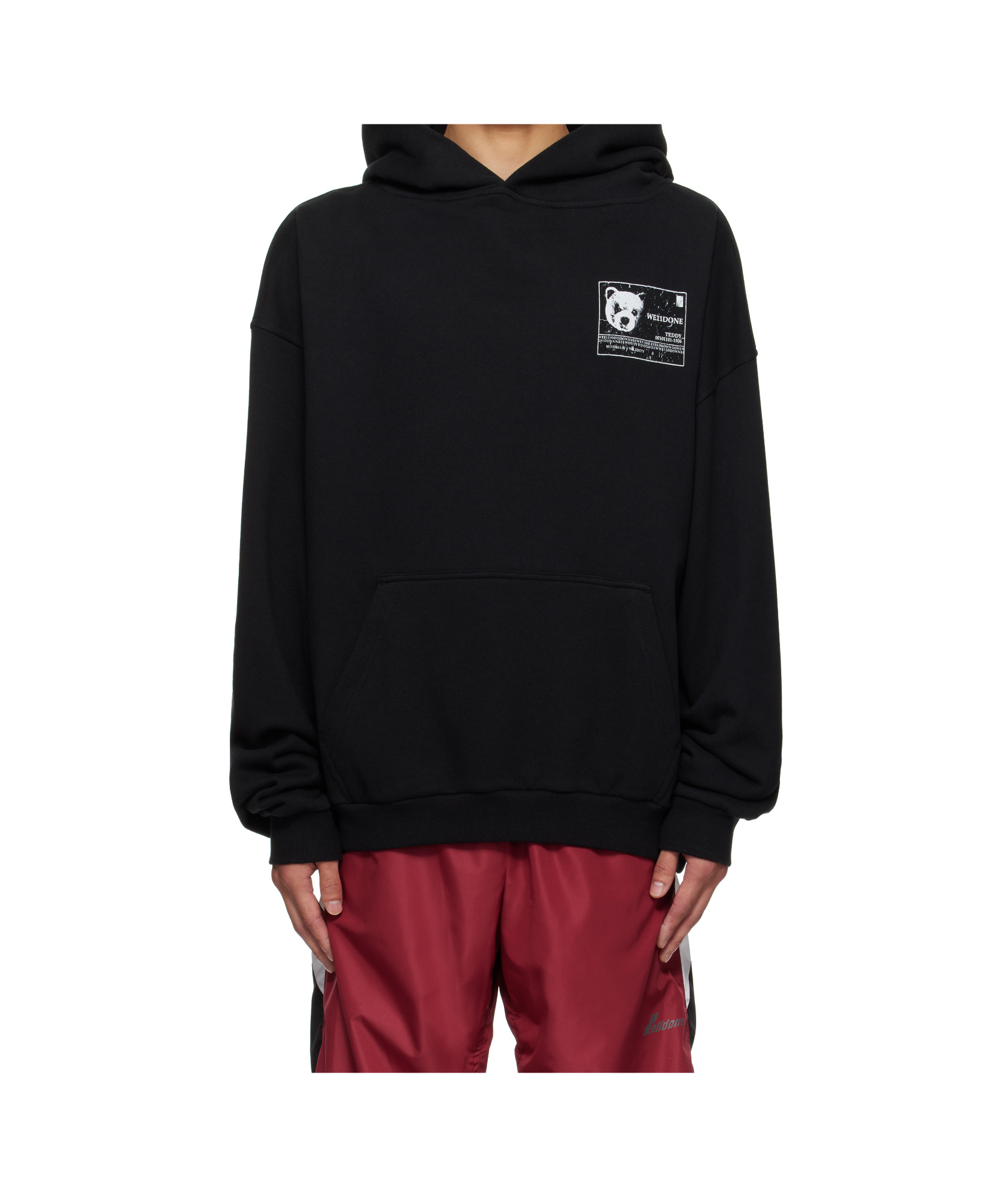 We11 Done Dna Hoodie In Black
